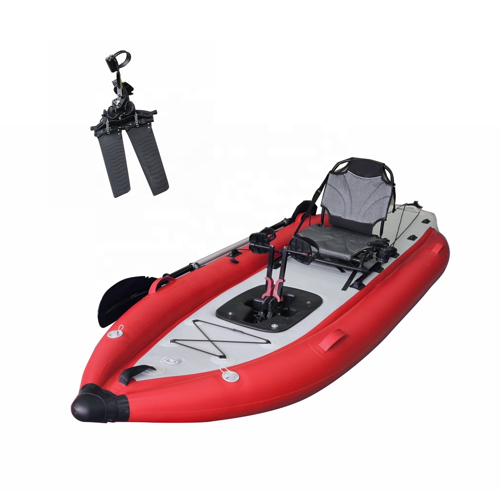 Fishing Kayak Pedal Drive - Hot Sale Inflatable Fishing Pedal Kayak
