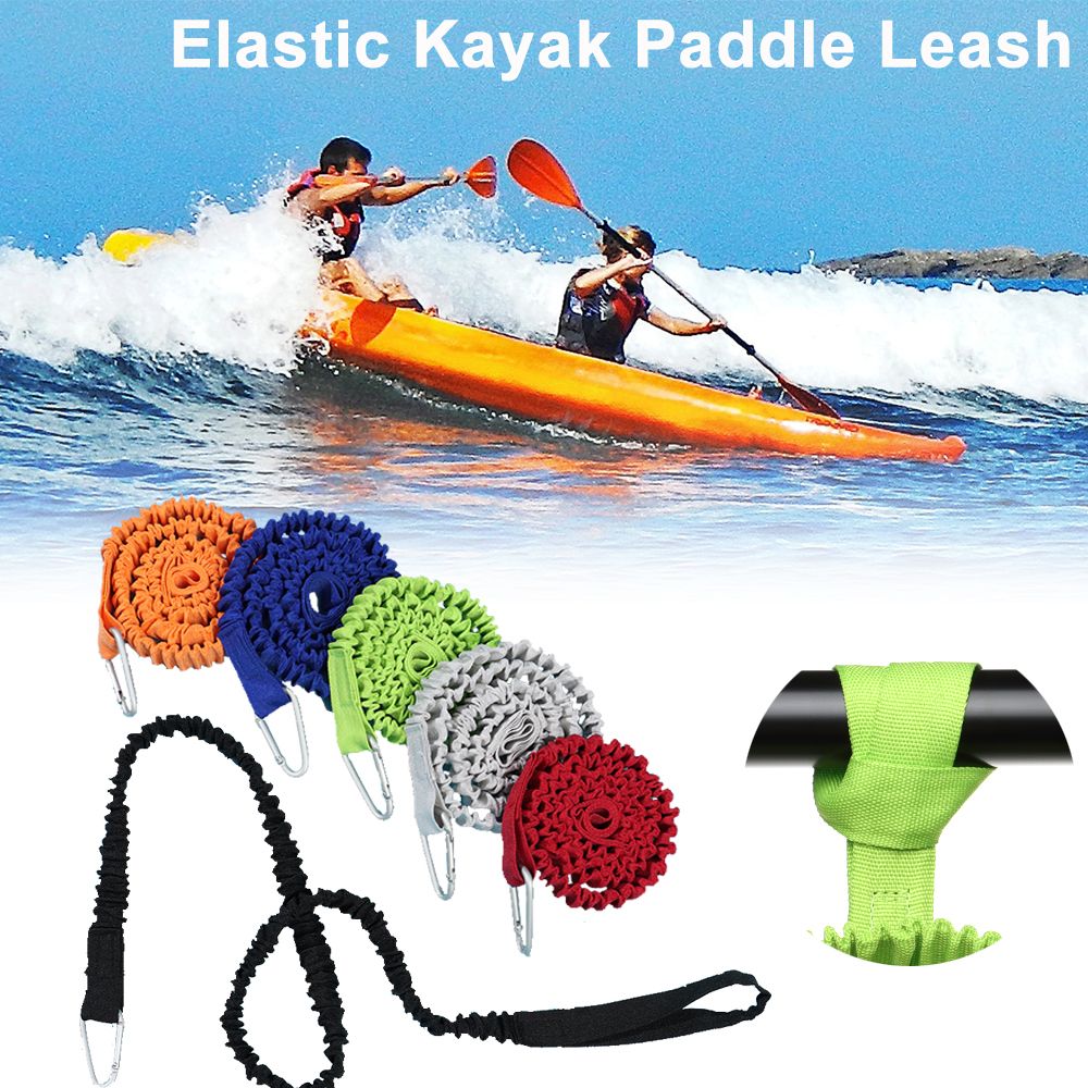 Adjustable Elastic Kayak Canoe - Fishing Kayak Paddle Leash avis et prix