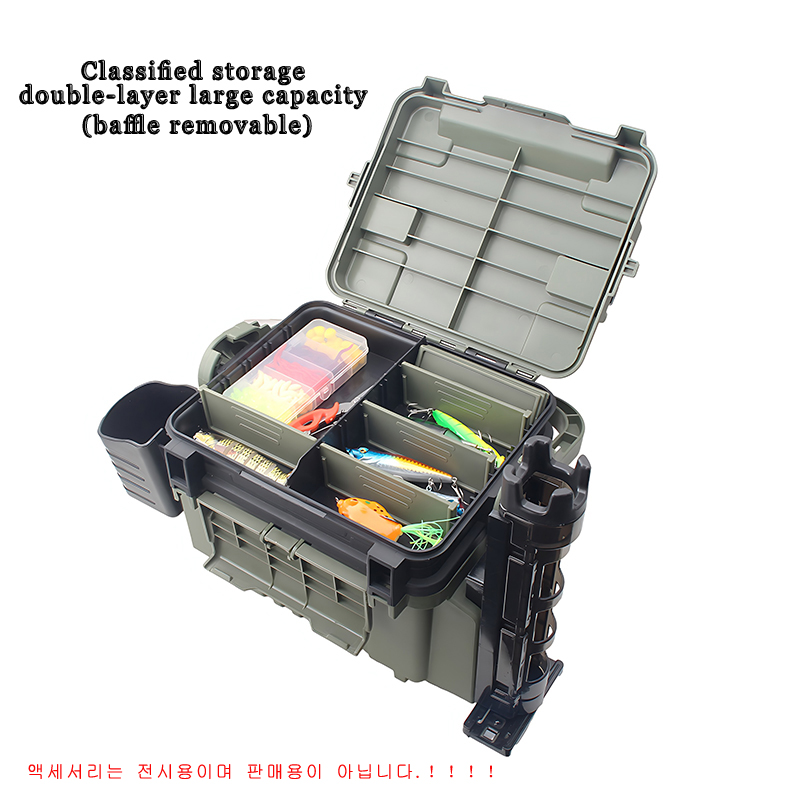 Large Fishing Box Organizer Mu - Fishing Kayak Crate avis et prix