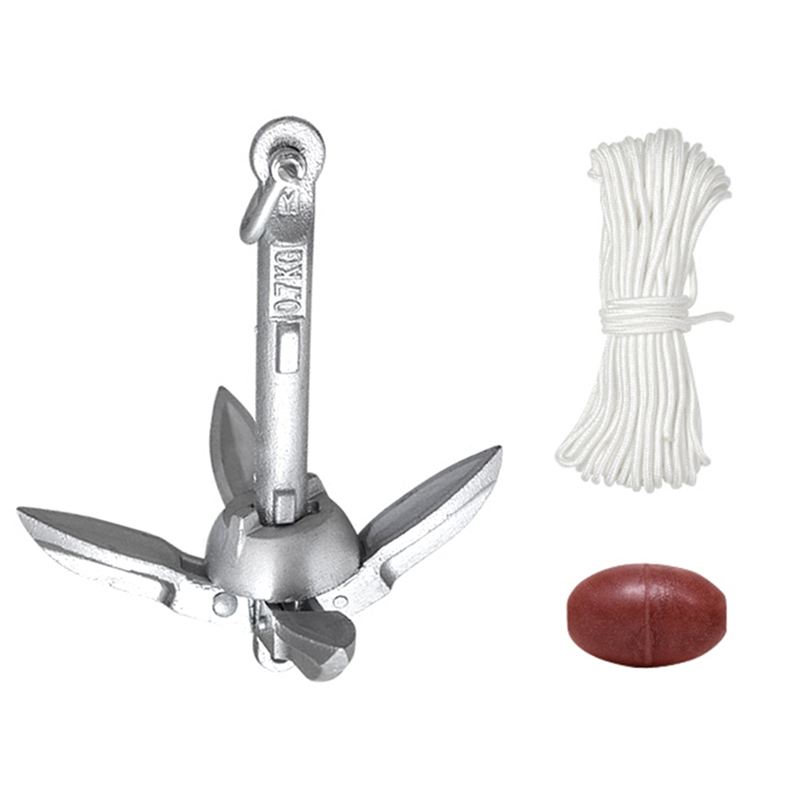 AB56-0.7KG Steel Folding Water - Fishing Kayak Anchor avis et prix