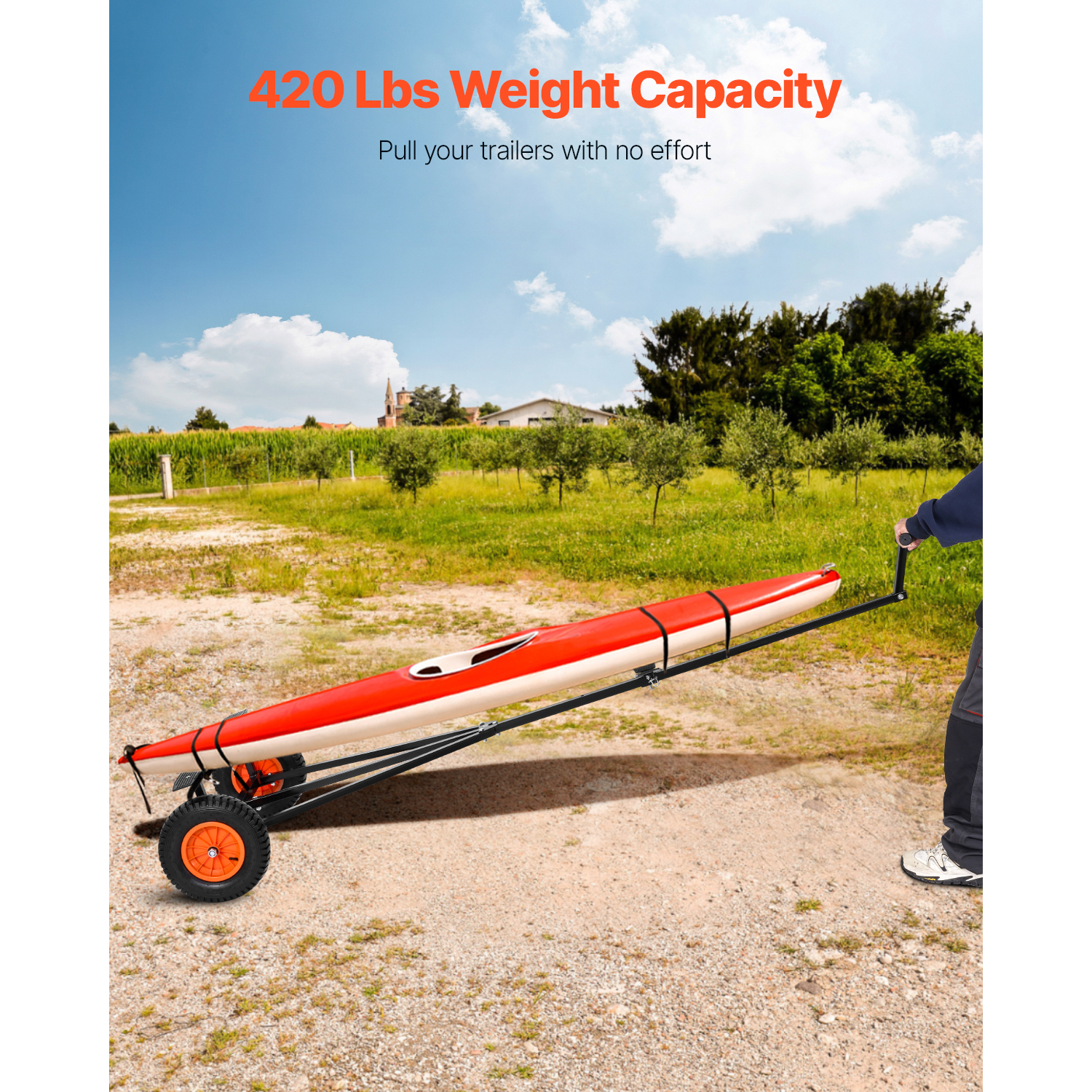 SucceBuy 420lbs Boat Trailer D - Fishing Kayak Sit On Top avis et prix