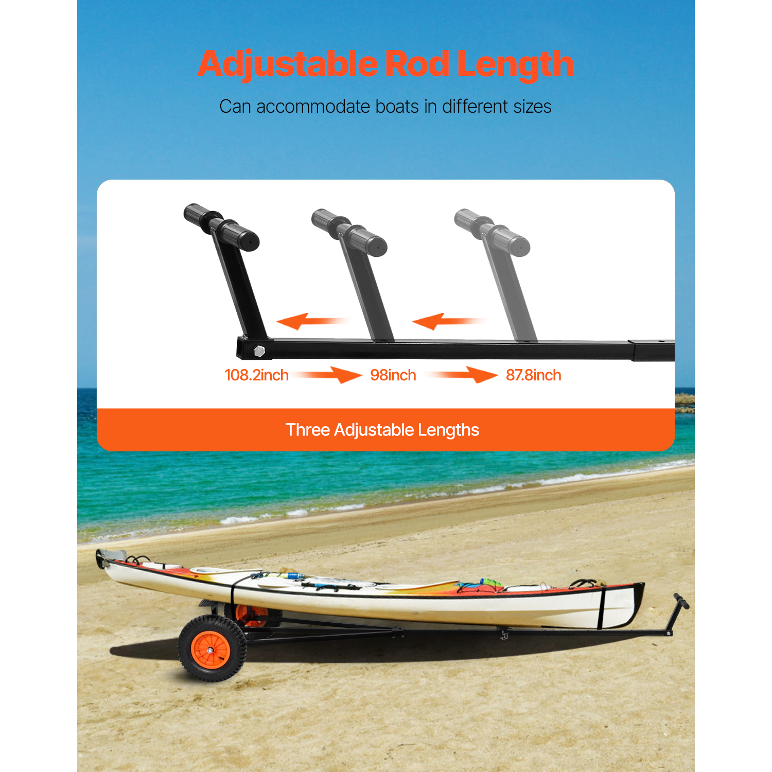 SucceBuy 420lbs Boat Trailer D - Fishing Kayak Sit On Top avis et prix