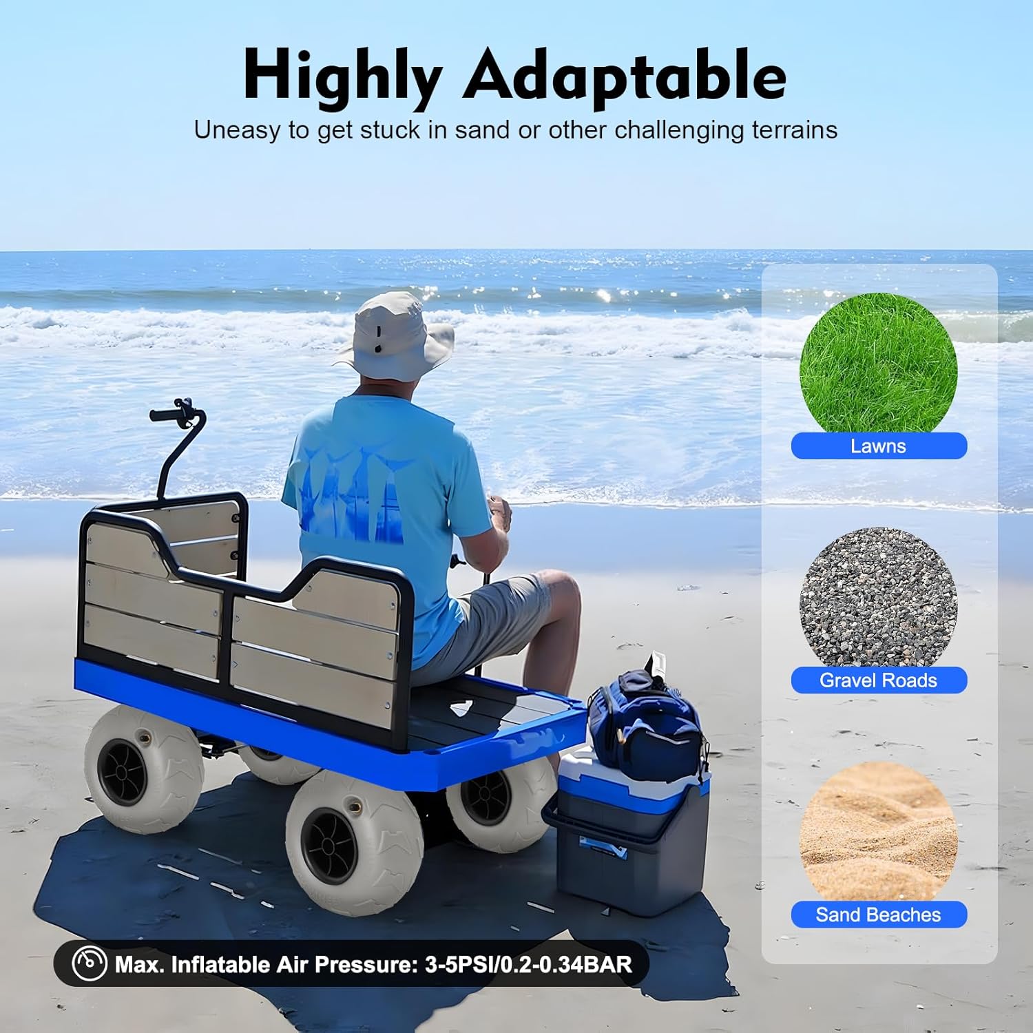 Beach Balloon Wheels 2 Pack 9  - Fishing Kayak Cart avis et prix
