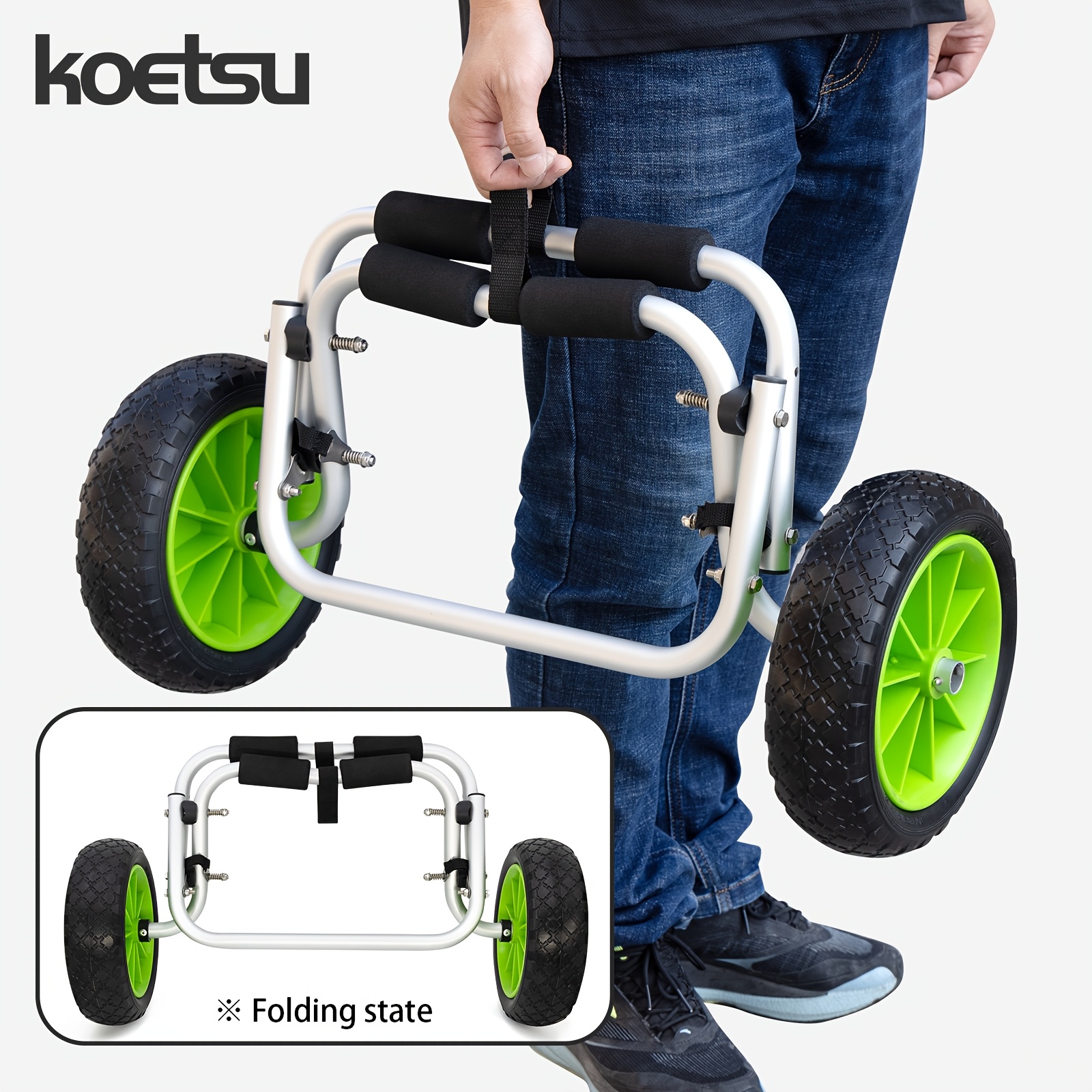 KOETSU Paddle Board Transport  - Fishing Kayak Cart avis et prix