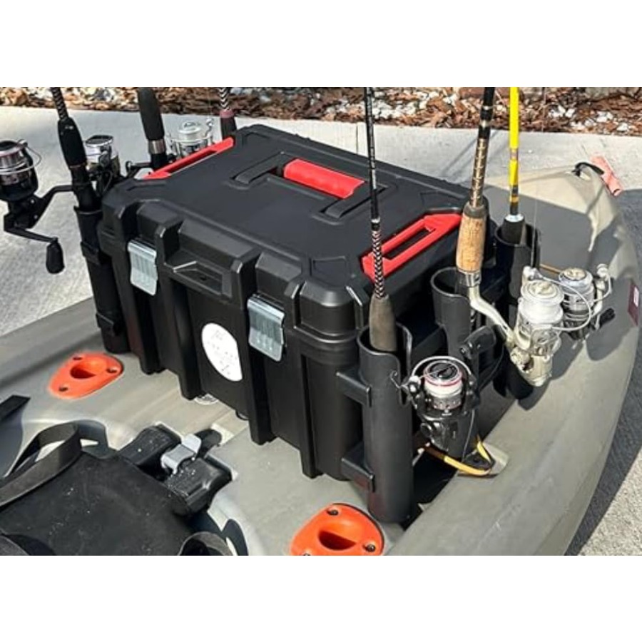 Kayak Fishing Crate - 6 Integr - Fishing Kayak Rod Holder avis et prix