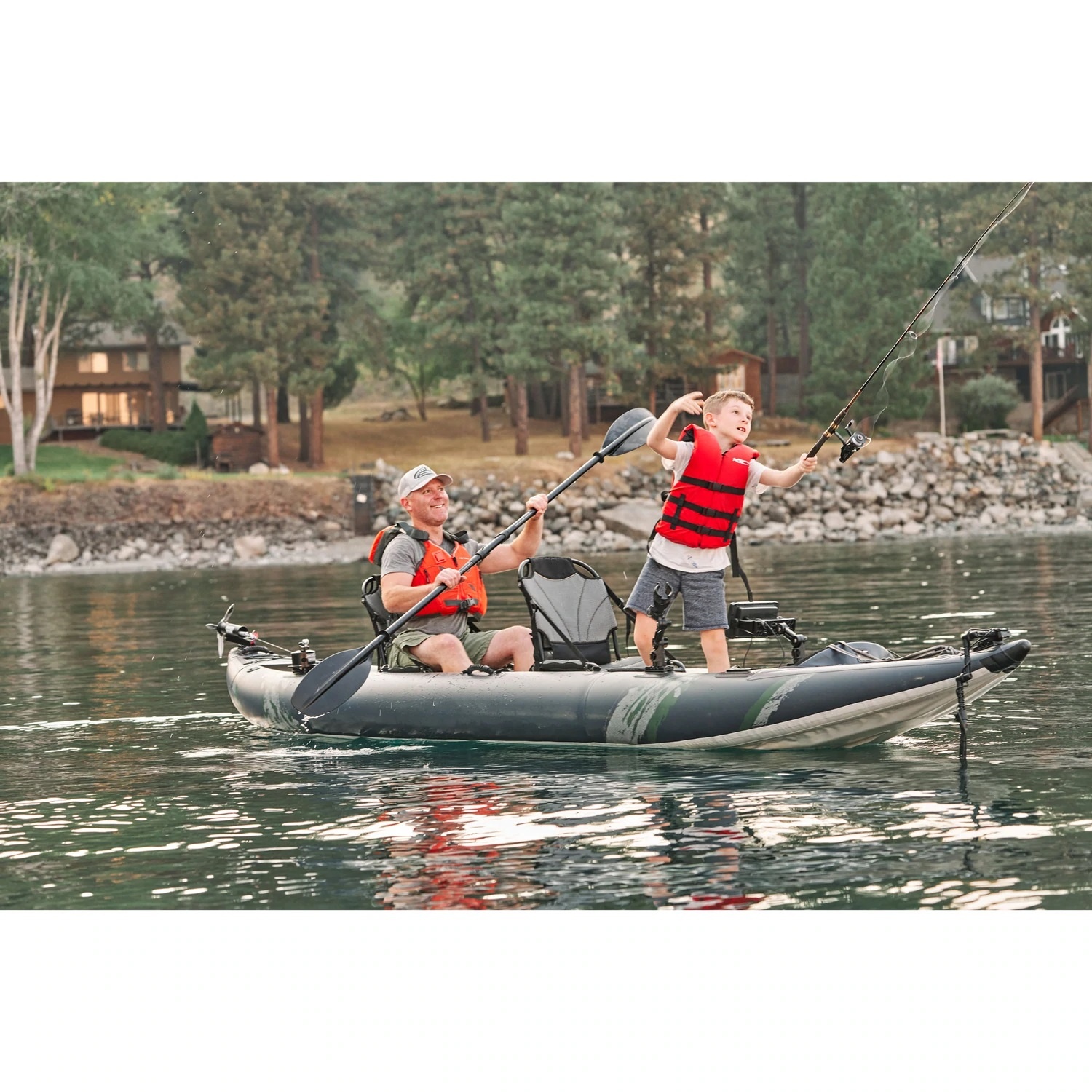 Airo Inflatable Fishing Kayak  - Fishing Kayak Seat avis et prix