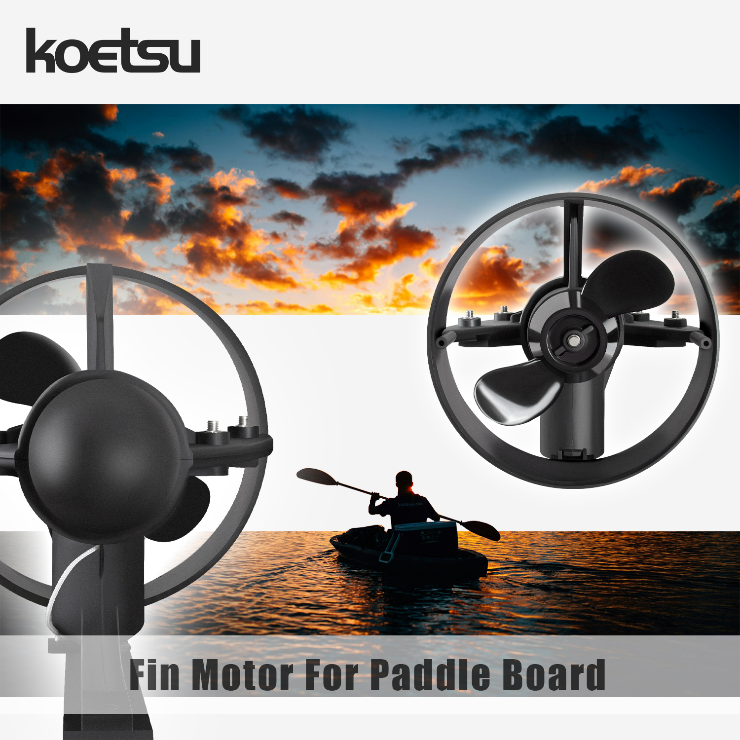 KOETSU paddle board underwater - Fishing Kayak Trolling Motor avis et prix