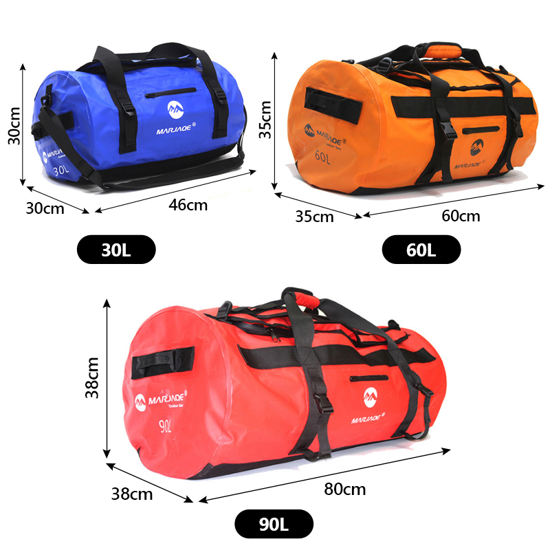 30L 60L 90L Waterproof Kayakin - Fishing Kayak Storage Bag avis et prix