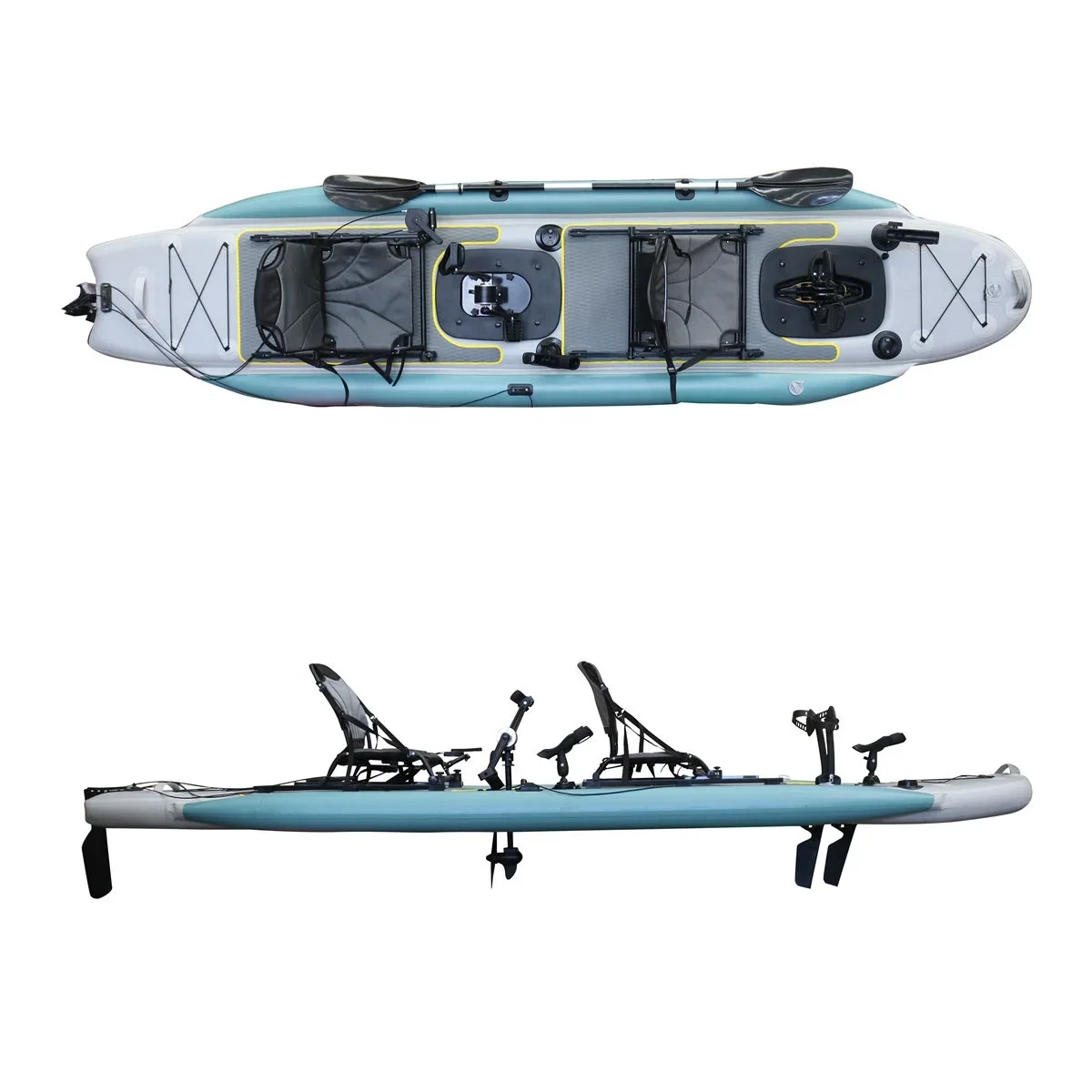 2026 14FT 2-Person Sit-On-Top  - Fishing Kayak Sit On Top avis et prix