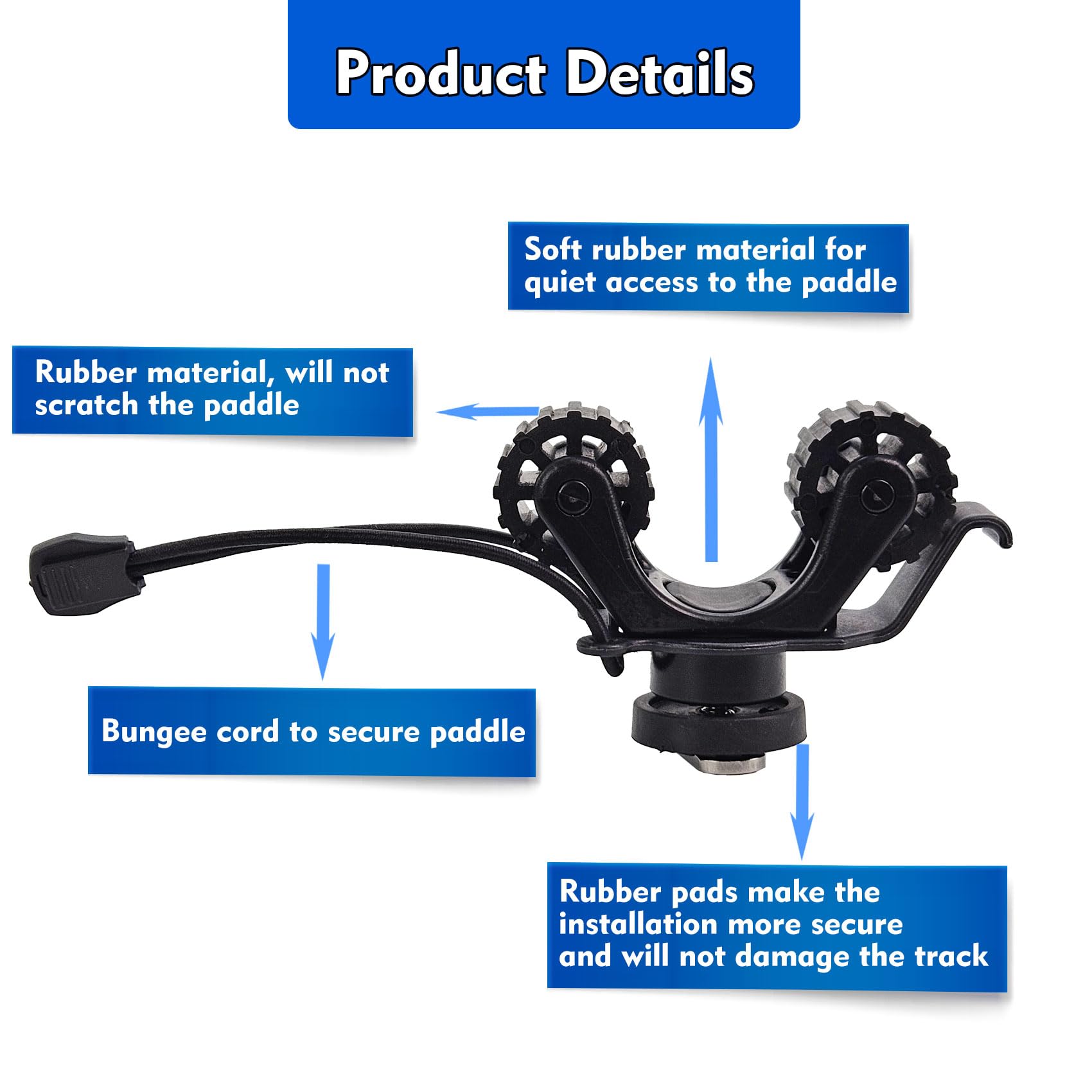 Kayak Rail Paddle Holder Kayak - Fishing Kayak Storage Bag avis et prix