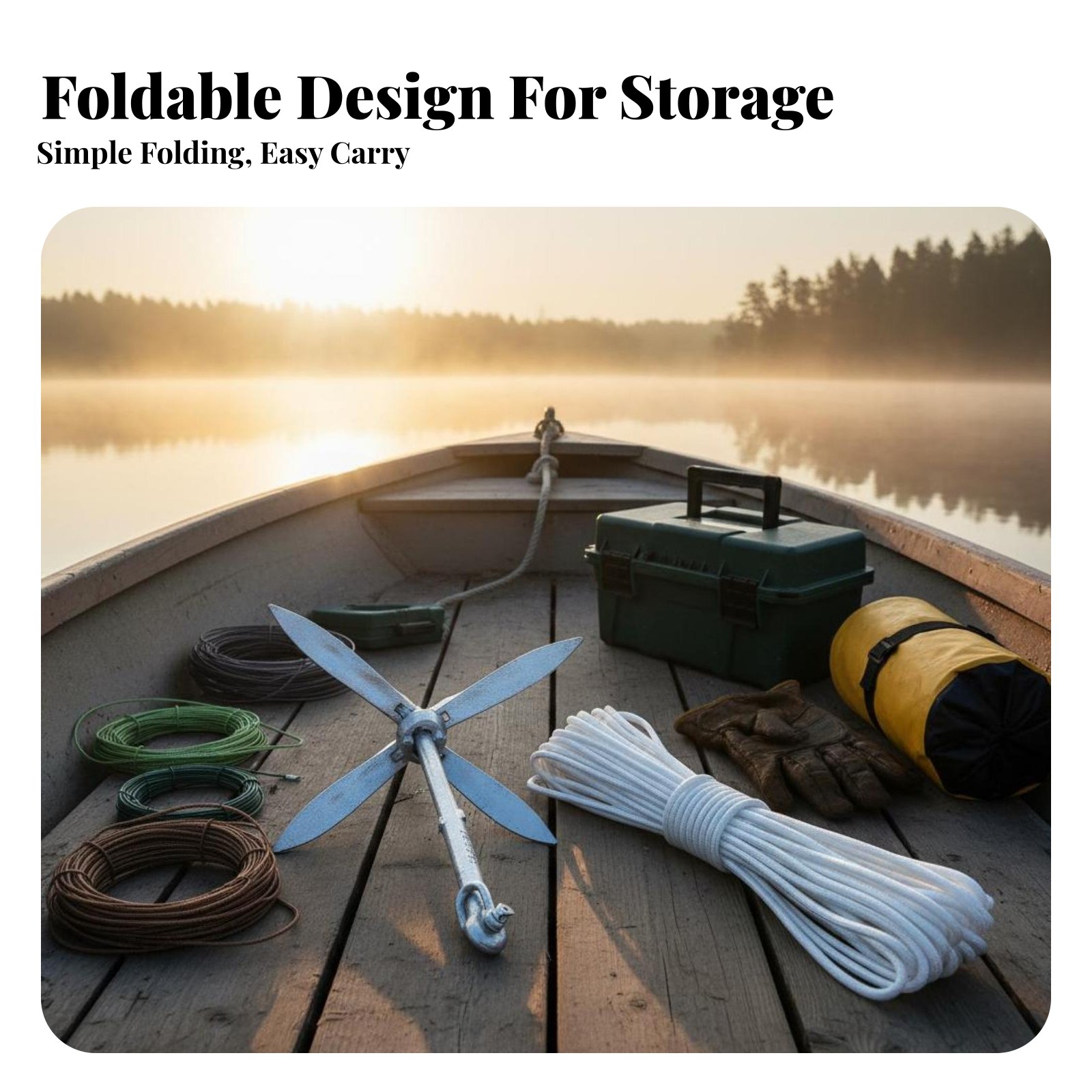 Lotus Anchor Foldable Carbon S - Fishing Kayak Anchor avis et prix