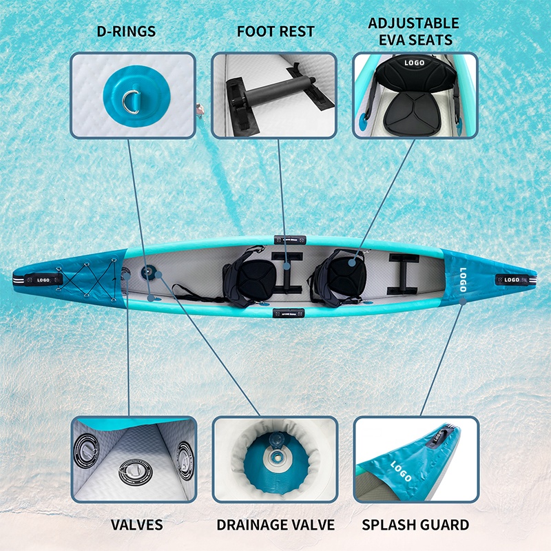 Drop Stitch Kayak Inflatable C - Fishing Kayak Sit In avis et prix