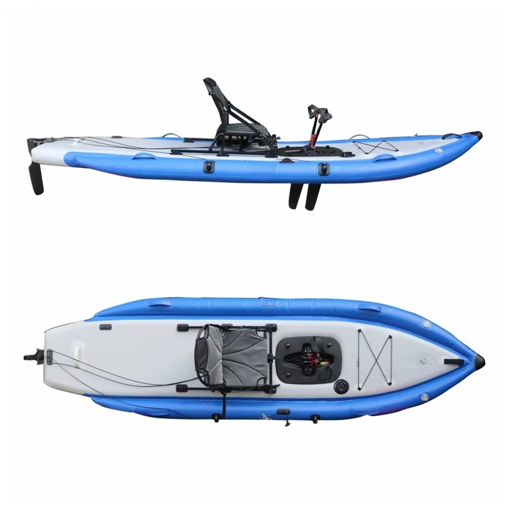 12ft Single Sit-On-Top Inflata - Fishing Kayak Pedal Drive avis et prix