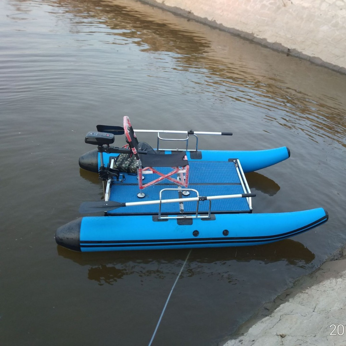 Catamaran Luya boat/raft fishi - Fishing Kayak Inflatable avis et prix