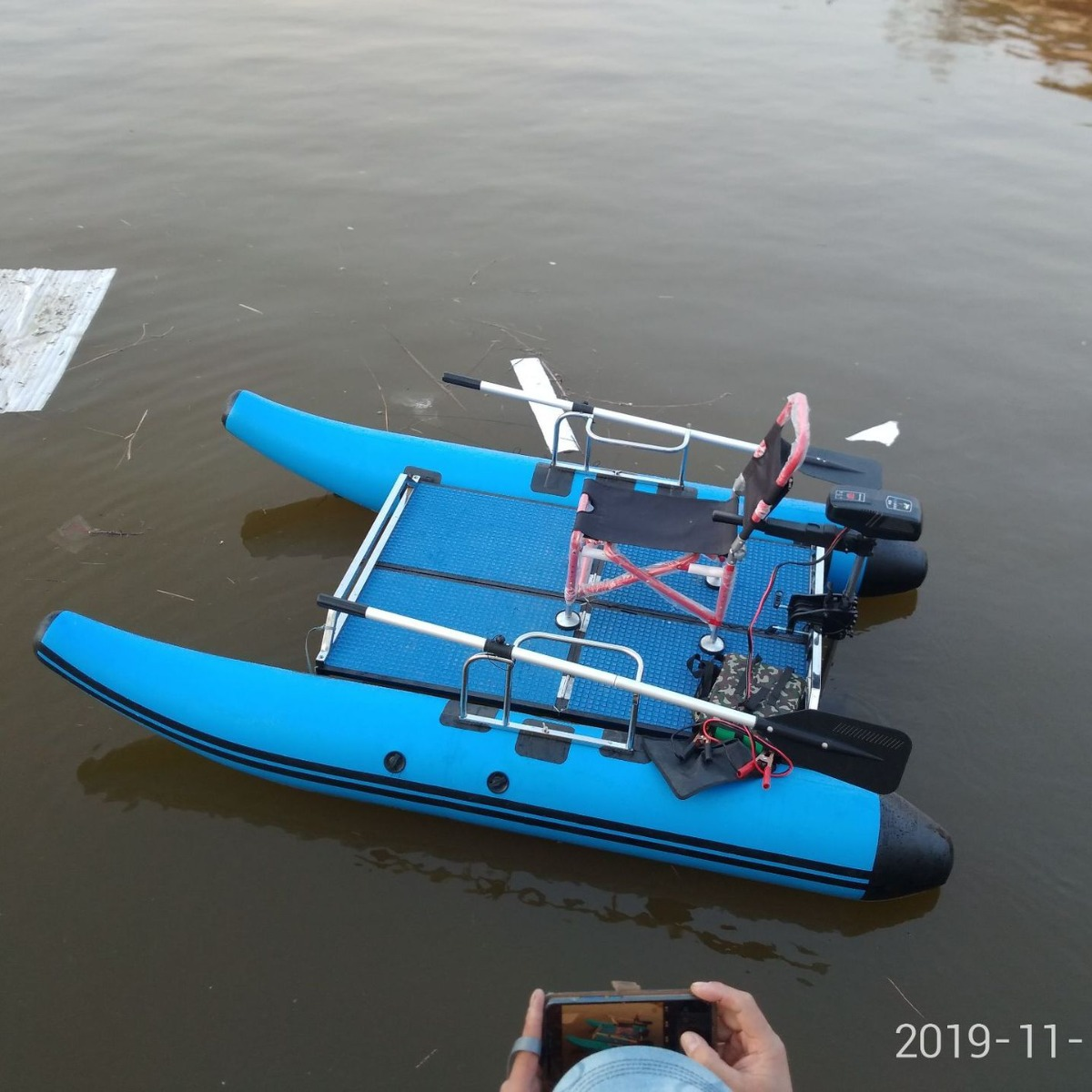 Catamaran Luya boat/raft fishi - Fishing Kayak Inflatable avis et prix