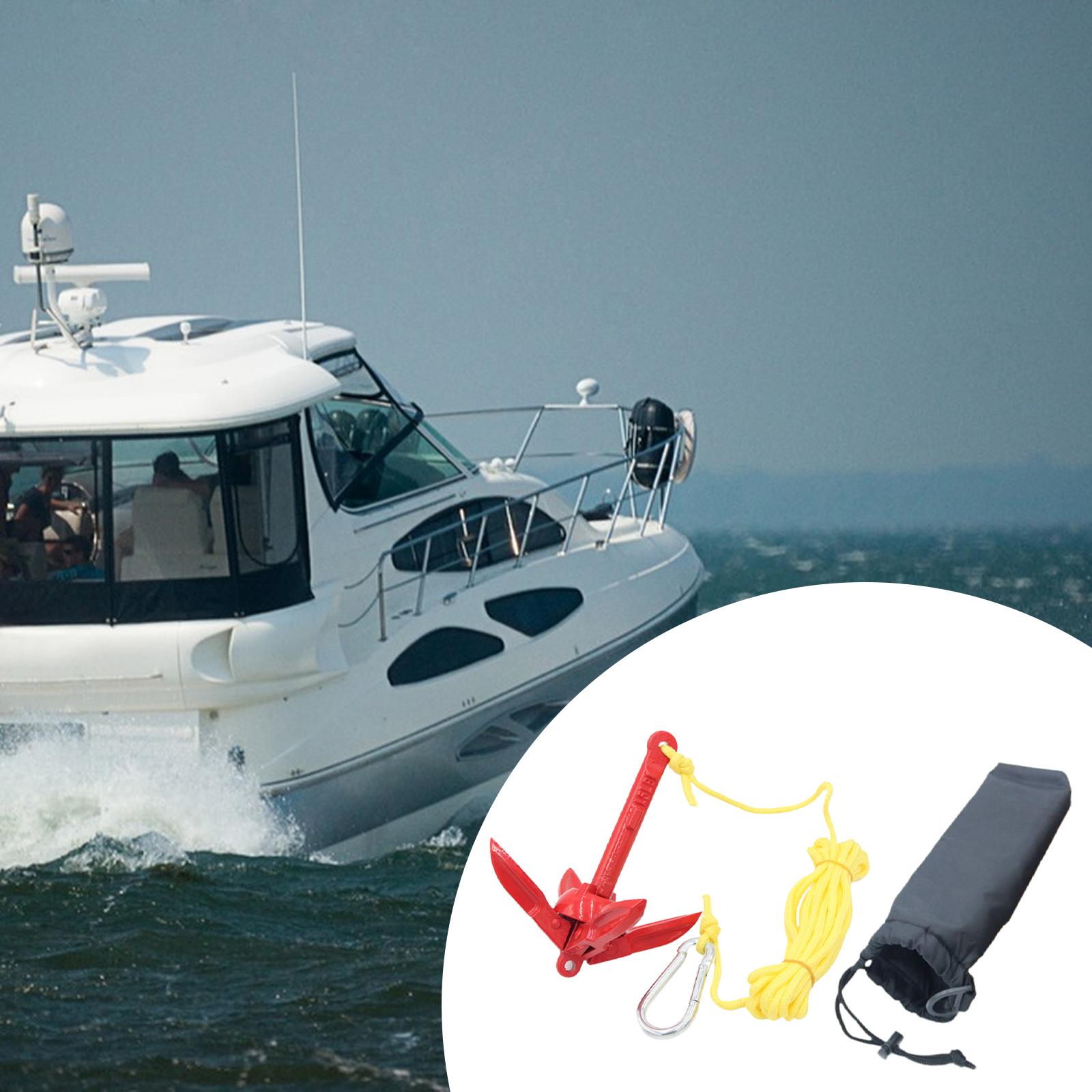0.7kg Carbon Steel Folding Anc - Fishing Kayak Anchor avis et prix