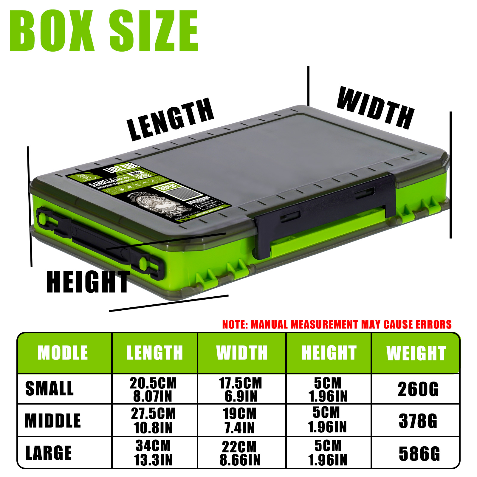Double Sided Lure Baits Box Fi - Fishing Kayak Crate avis et prix