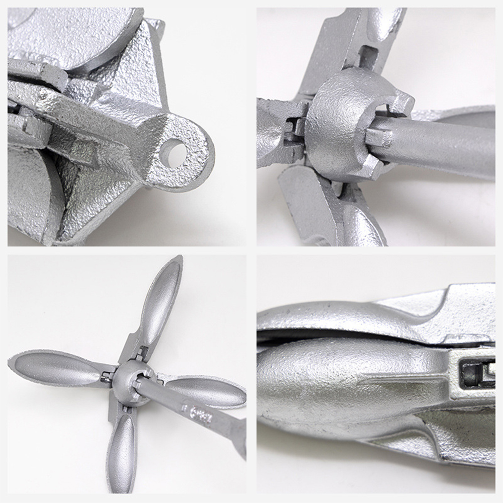 0.7KG 1.5KG Grapnel Anchor wit - Fishing Kayak Anchor avis et prix
