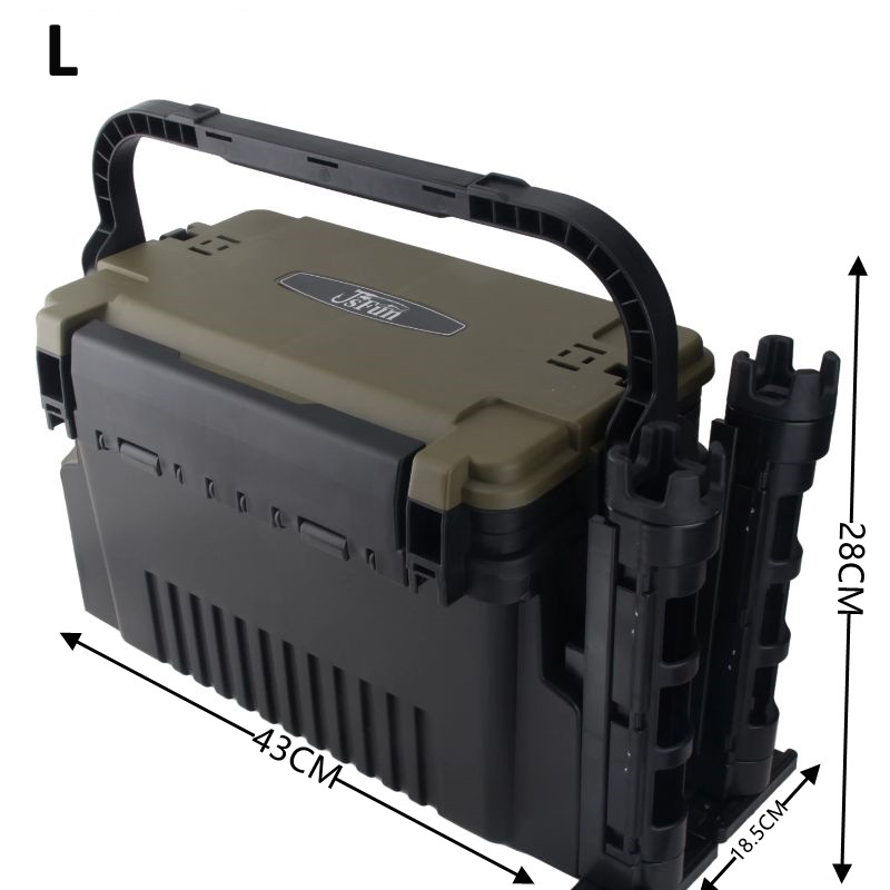 Large Fishing Box Organizer Mu - Fishing Kayak Crate avis et prix