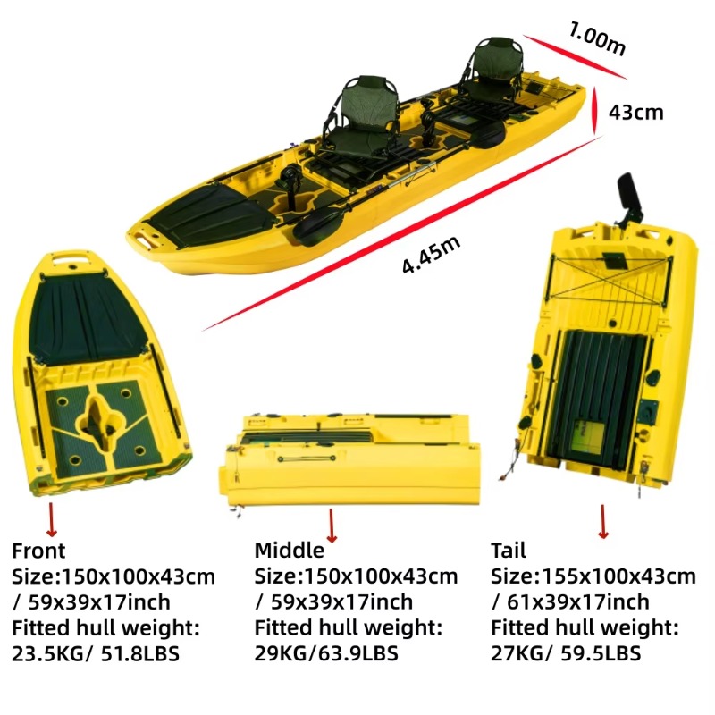 Airo Popular Modular 10ft/14ft - Fishing Kayak Sit On Top avis et prix