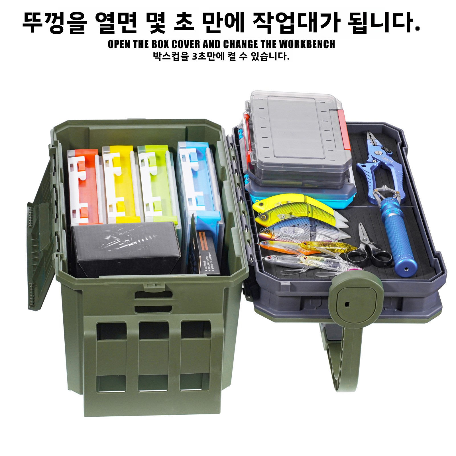 New Large Fishing Storage Box  - Fishing Kayak Crate avis et prix