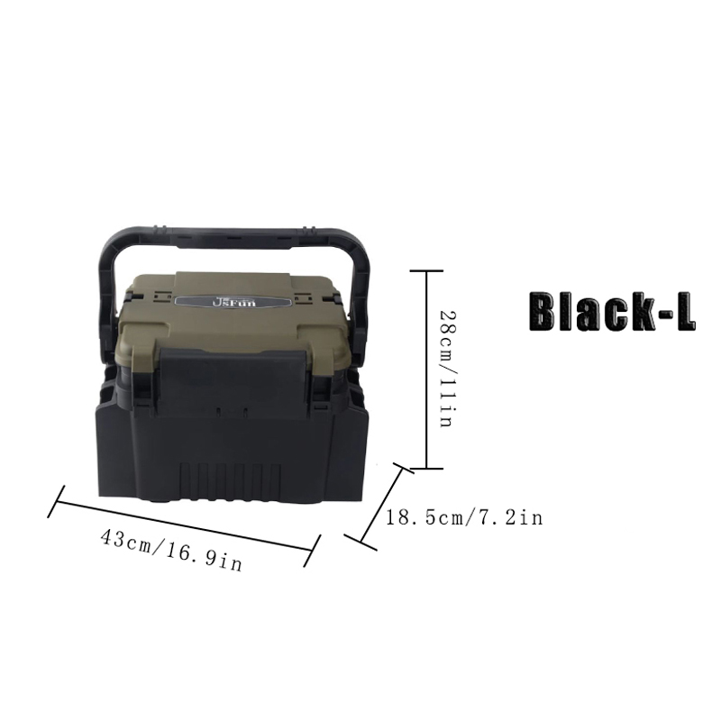 Large Fishing Box Organizer Mu - Fishing Kayak Crate avis et prix