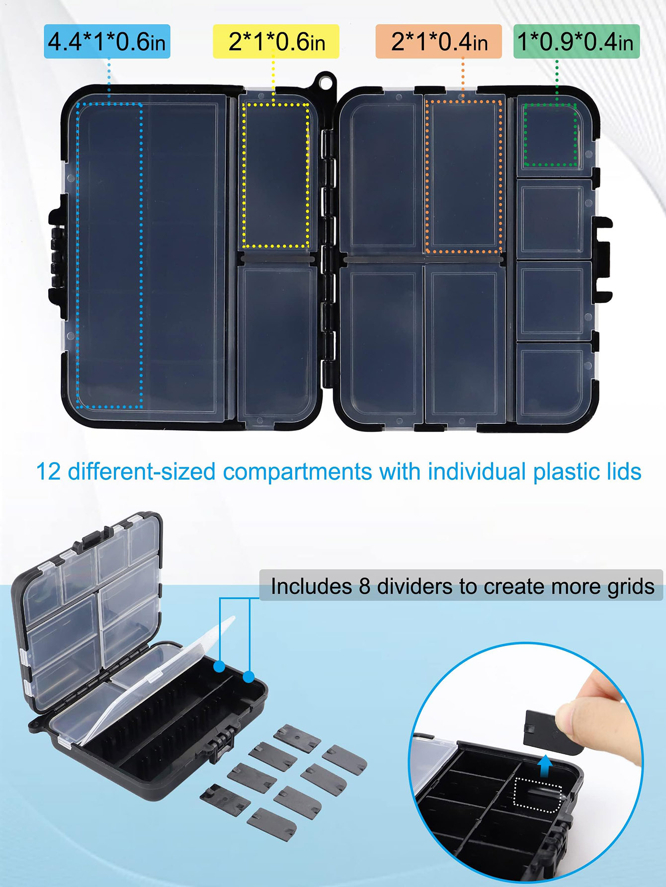 Small Tackle Box Organizer Min - Fishing Kayak Crate avis et prix