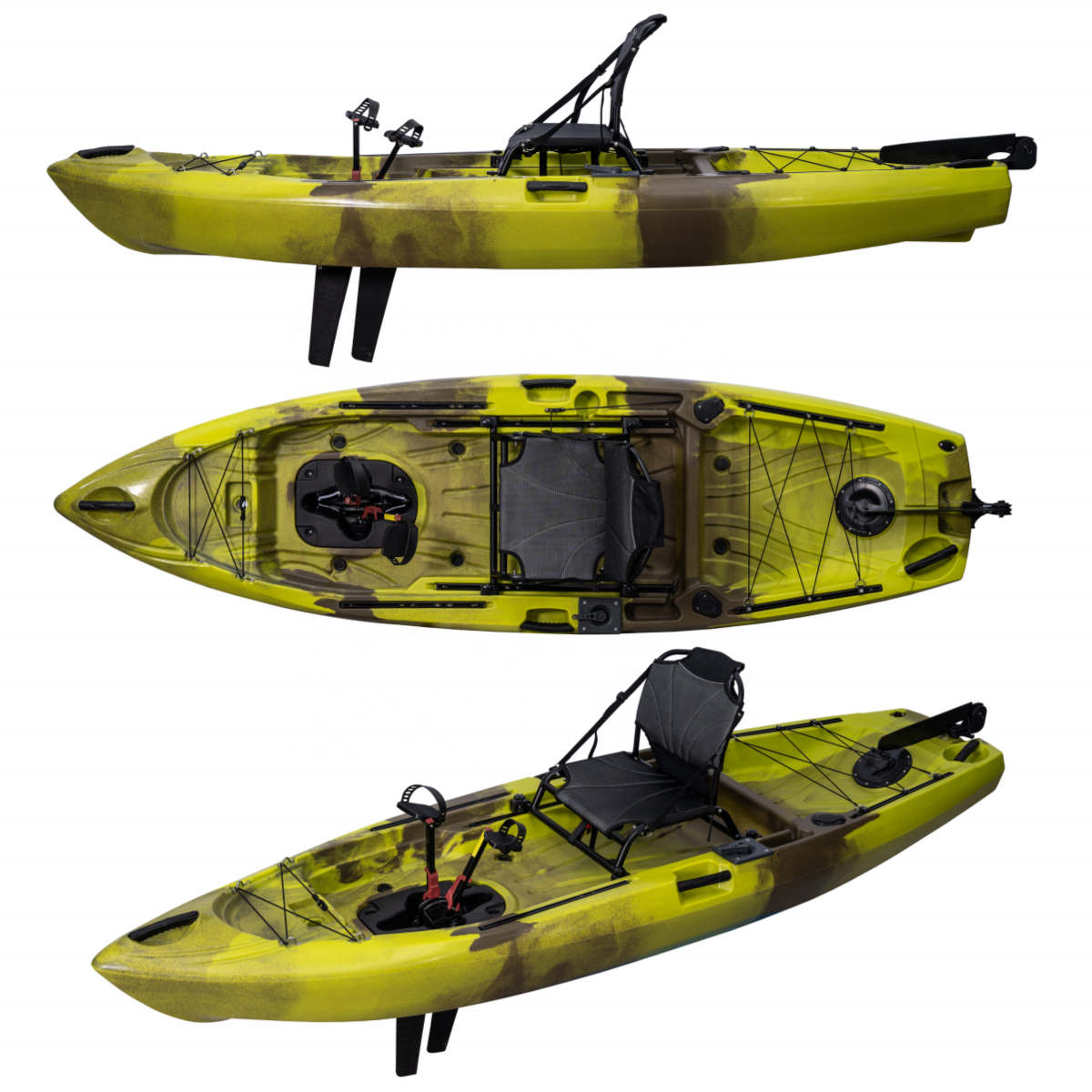 LSF 10 FT Single Paddler Sit-O - Fishing Kayak Pedal Drive avis et prix