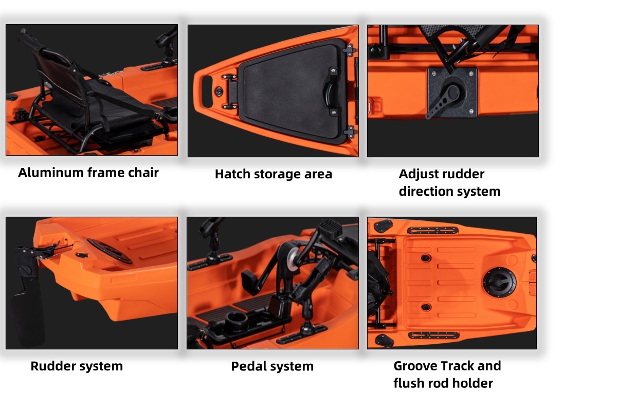 Super Lightweight 10ft Modular - Fishing Kayak Pedal Drive avis et prix
